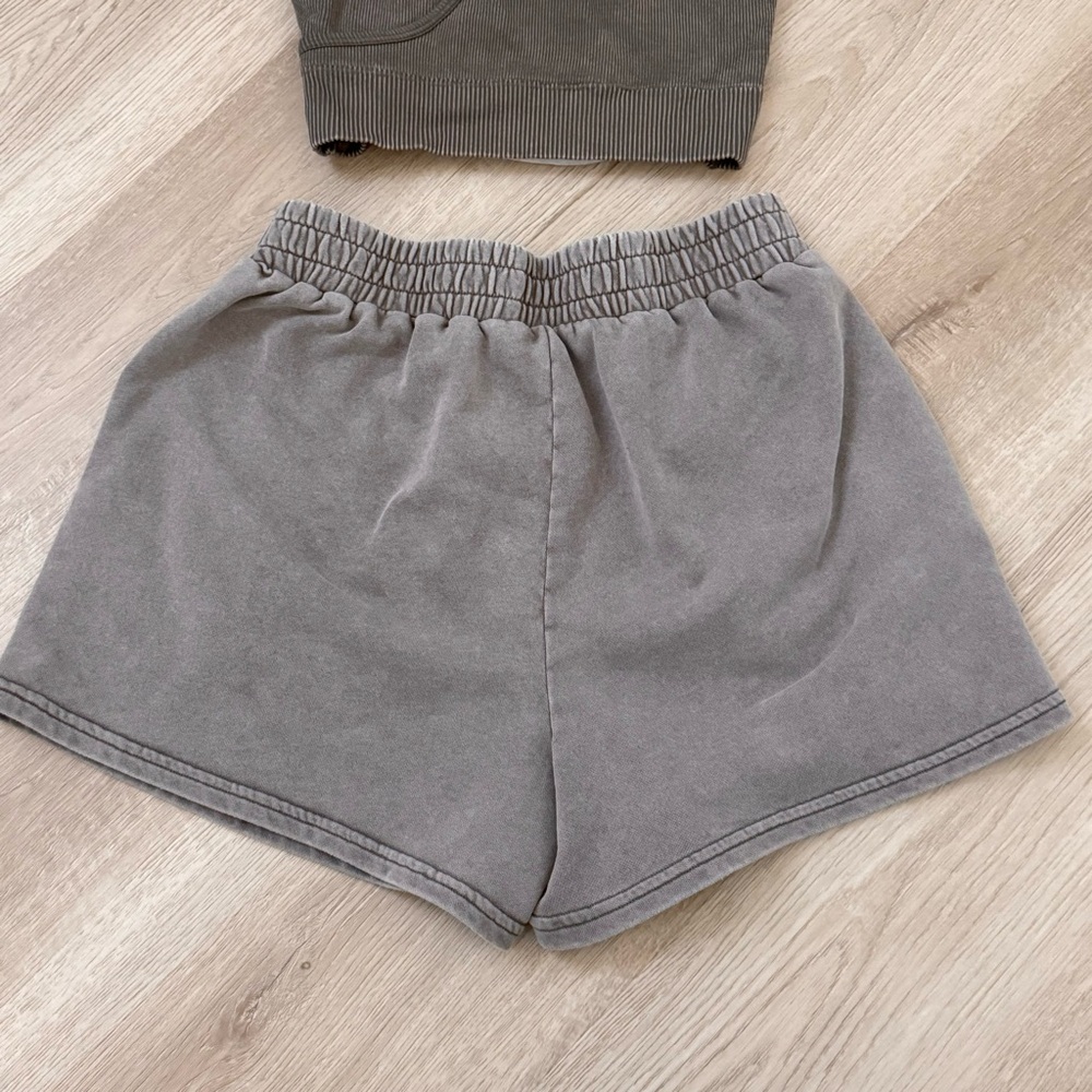 Fabletics Seamless Ribbed Bra + Lounge Shorts Set - image 6